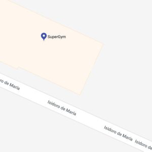 mapa de ubicación de supergym google