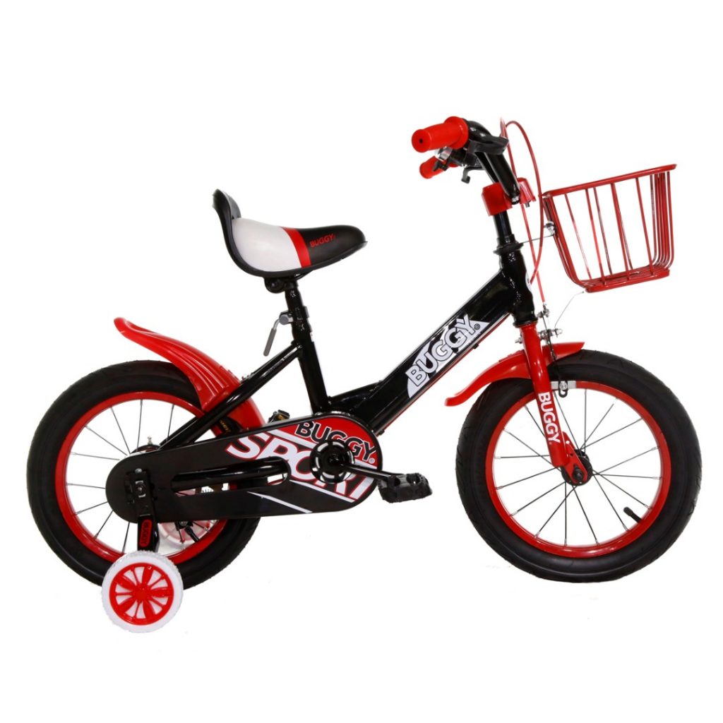Bicicleta infantil Buggy con canasto y rueditas R14