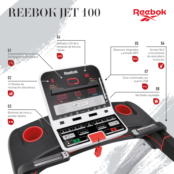 Caminador Jet 100 Serie+ Bluetooth - Imagen 4