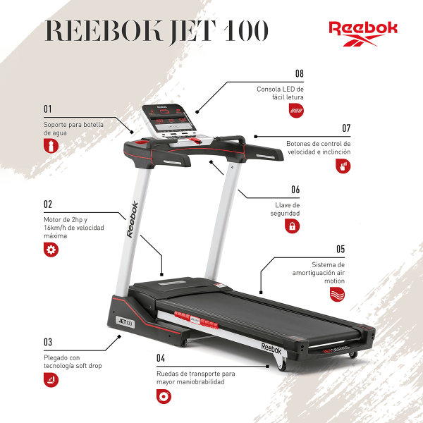 Caminador Jet 100 Serie+ Bluetooth - Imagen 3