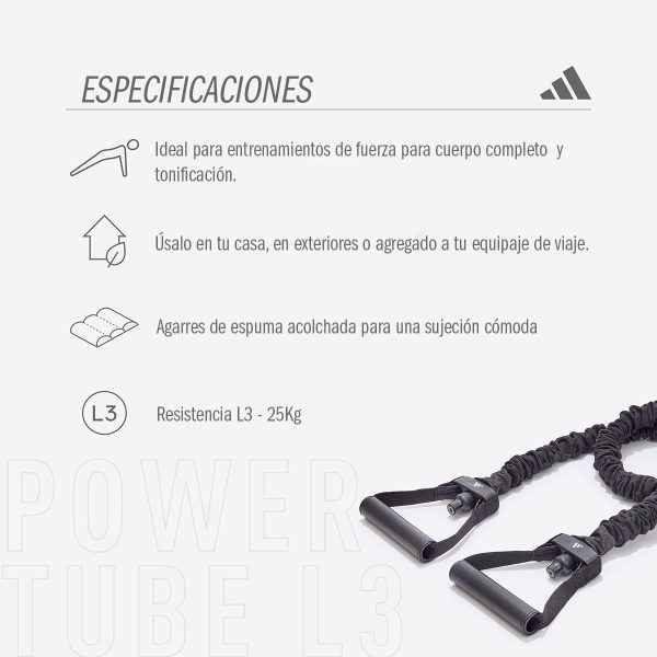 Banda resistencia Power Tube N3 Adidas - Imagen 3