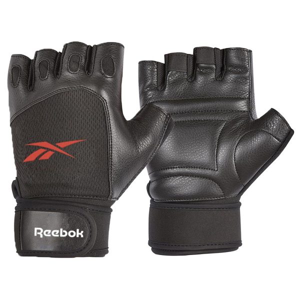 Guantes de entrenamiento negro y rojo XXL Reebok