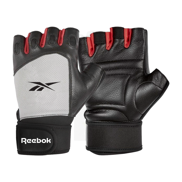 Guantes de entrenamiento y musculación Gris Talle L Reebok